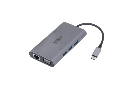 DH-TC-1H1V1G3U1S1T1P 9合1 USB 3.1 Type-C多功能拓展坞