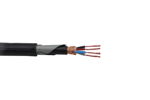 ZC-RVVP22 300/300V 4×1 RVVP线--黑色-200米