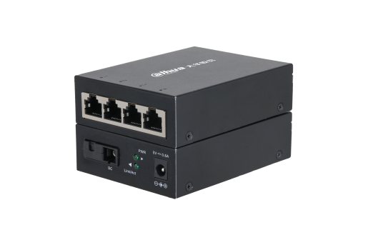 DH-OTE412T-G 4口千兆电口SC企业级光纤收发器