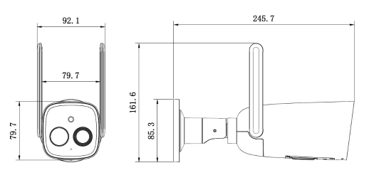 4G终流可视化热成像感温型火灾探测器 HF-VR514-G/L(1mm)