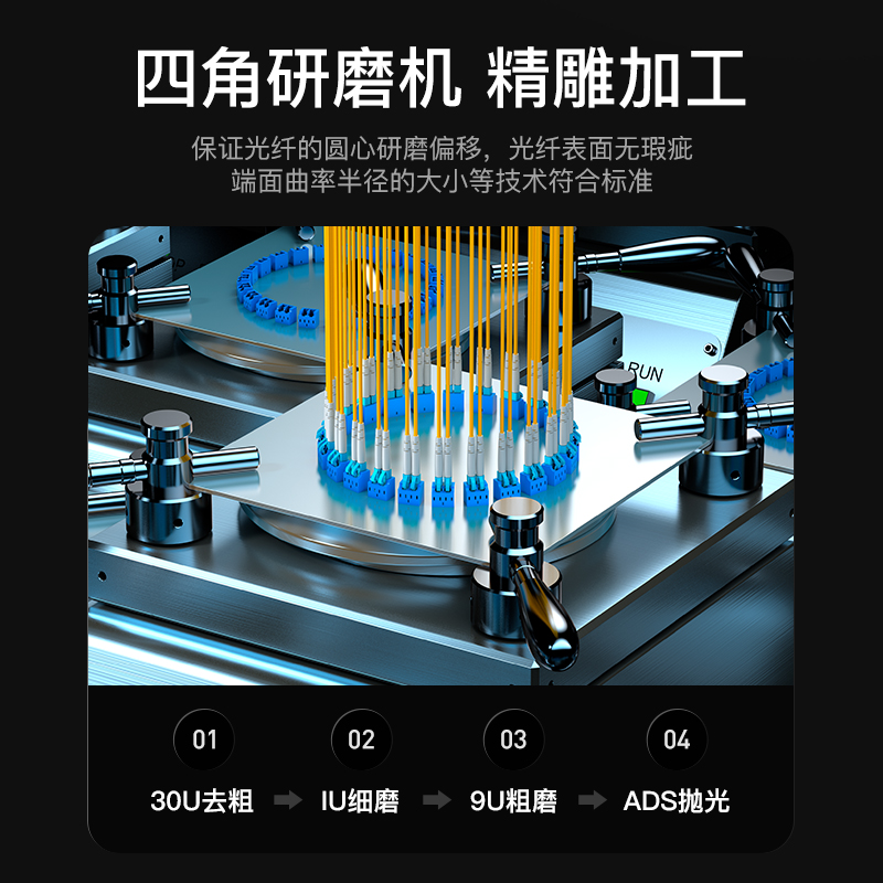 FSC-110A 工程电信级光纤跳线 LC-FC(UPC)网线单模单芯3米