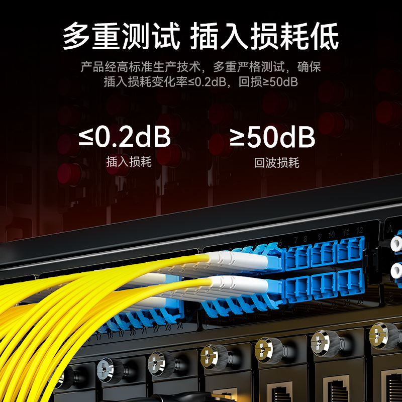FSC-110A 工程电信级光纤跳线 LC-FC(UPC)网线单模单芯3米