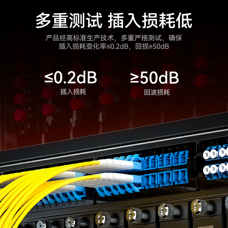 FSC-107 电信级光纤跳线 LC-LC（UPC）单模双芯入户光纤线 低烟无卤环保外被