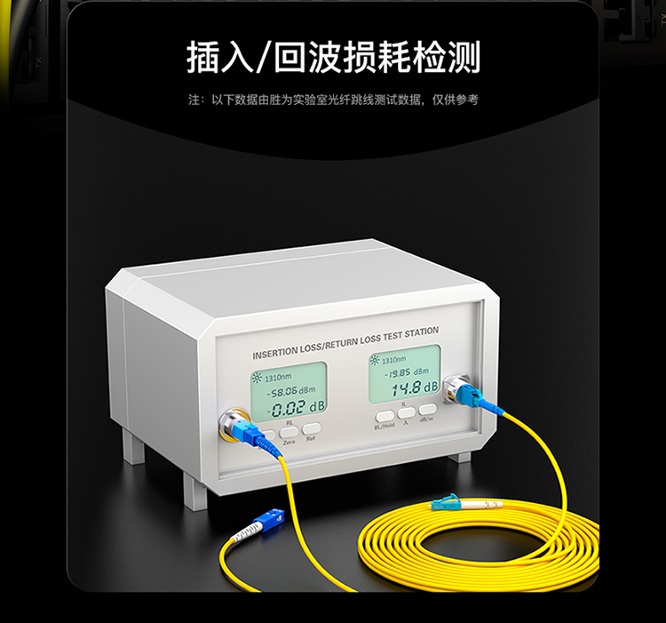 FSC-108 工程电信级光纤跳线 LC-SC单模双芯3米 9/125低烟无卤环保外被