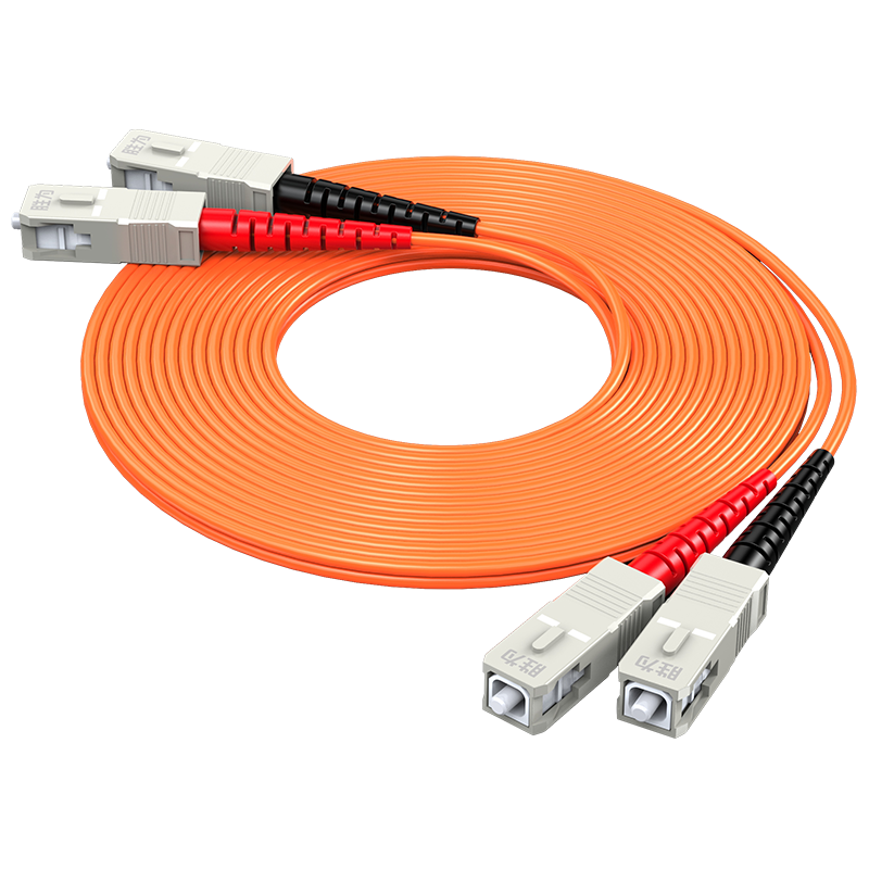 FMC-201 工程电信级光纤跳线 SC-SC多模双芯3米 62.5/125低烟无卤环保外被