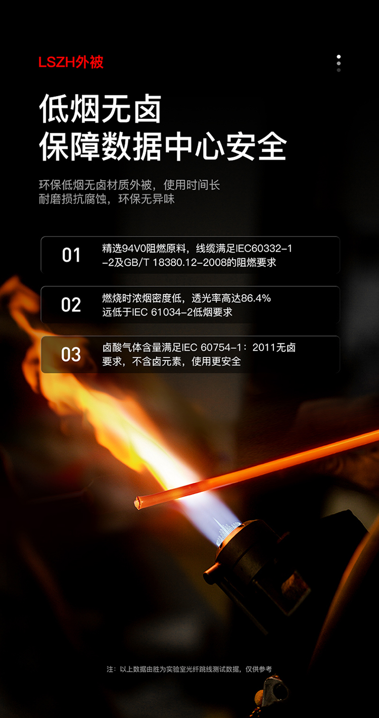FMC-203 工程电信级光纤跳线 ST-SC多模双芯3米 62.5/125低烟无卤环保外被