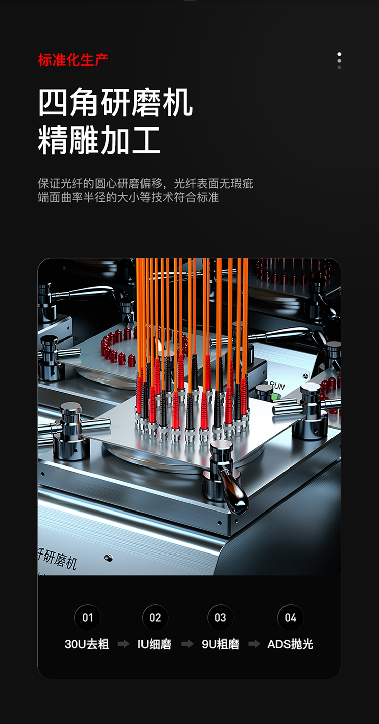 FMC-206 工程电信级光纤跳线 LC-ST多模双芯3米 62.5/125低烟无卤环保外被