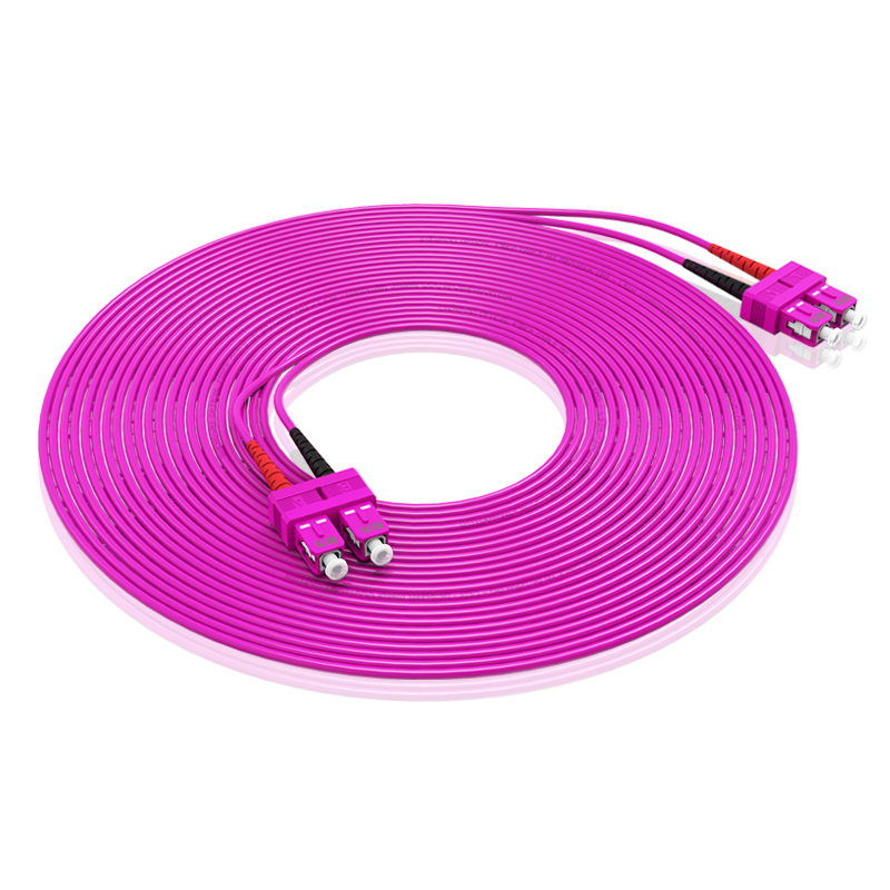 FCCO-2030 工程电信级万兆光纤跳线 SC-SC网线多模双芯OM4 网络收发器尾纤光纤连接线 3米
