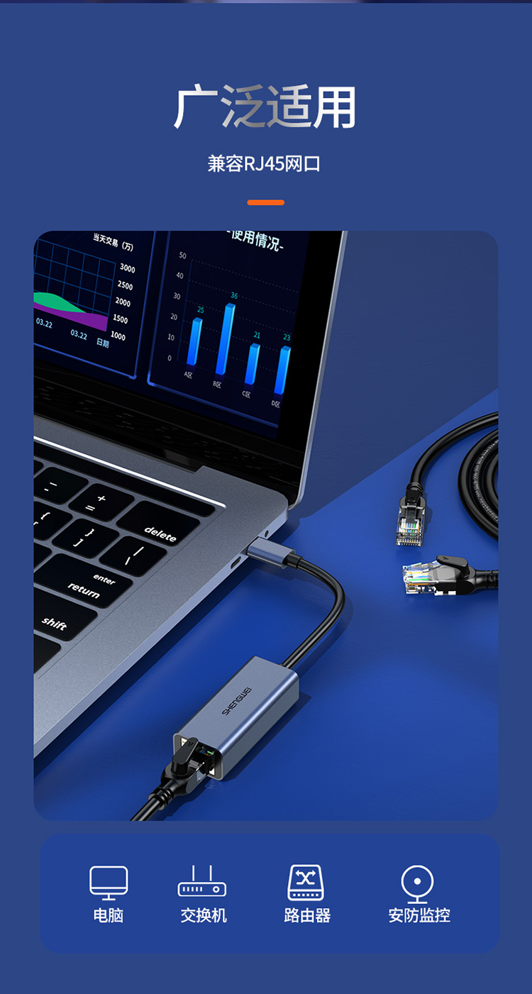 WLC1015G 超五类网线 百兆阻燃网络连接线 Cat5e超5类成品跳线 电脑宽带连接线 1.5米