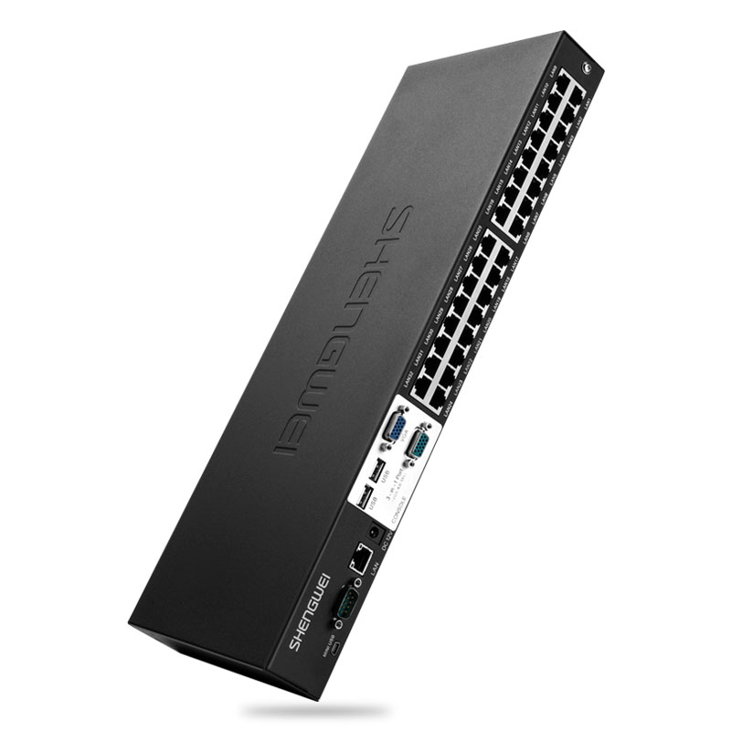 KS-2321IP 数字IP远程KVM切换器32口 视频切屏器32进1出 机架式网络转换器共享器支持远程