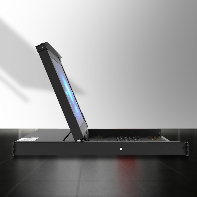 KS-2908LCD KVM切换器8口 带19英寸LCD显示器配VGA接口线 8进1出电脑转换器键盘鼠标共享