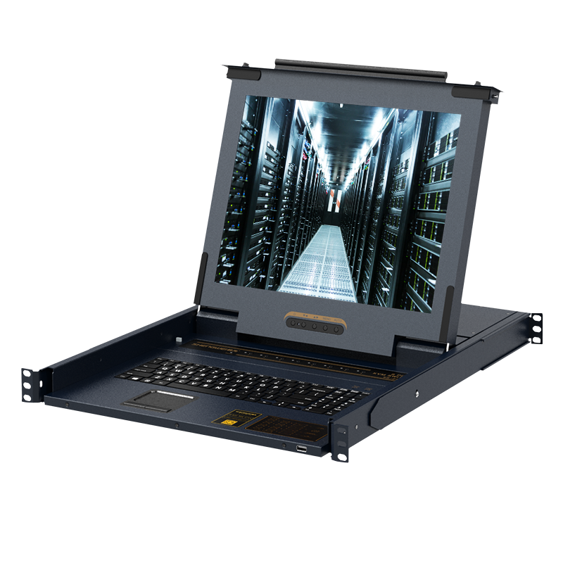 KS-2932CI 数字KVM切换器32口 带19英寸LCD显示器配网口支持IP远程 32进1出转换器