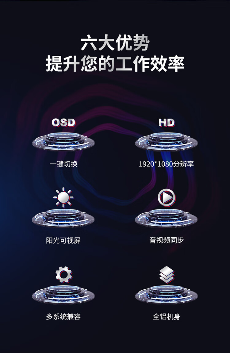 KS-2703 便携式KVM切换器 四合一套件17.3英寸LCD高清液晶显示屏可手提户外使用 便携式电脑转换器
