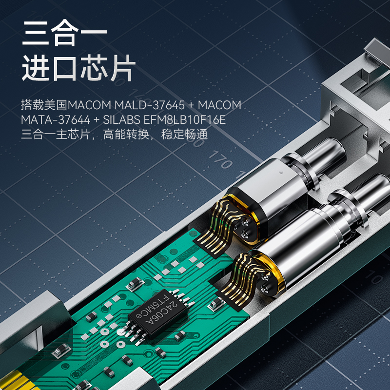 BGS1025G SFP28光模块万兆25G单模双纤光纤模块(1310nm,10km,LC)兼容华为/锐捷/中兴/普联交换机