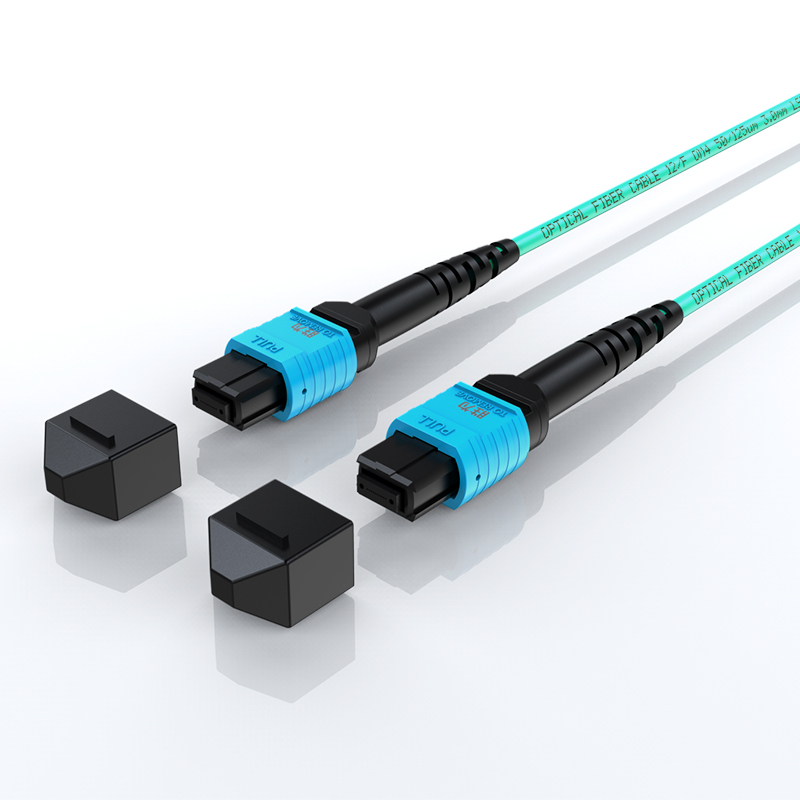 光纤跳线MPO母头12芯 3米 网线多模OM4万兆40G光模块集束光纤 FMPP-1203