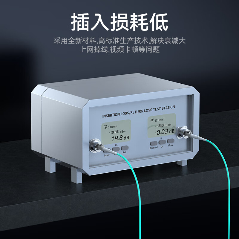 胜为OM4多模万兆双芯LC-LC低烟无卤光纤跳线