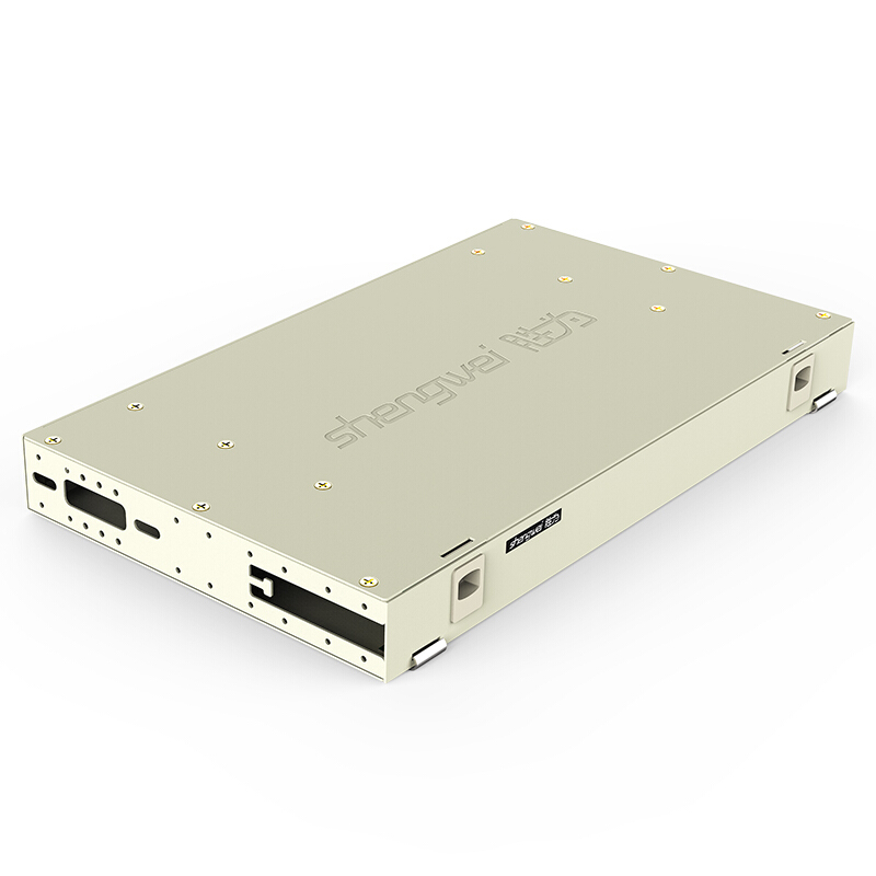 ODF-1012F-O 12芯/口ODF光纤配线架高度1U FC多模OM3满配含尾纤和法兰适用19英寸机柜 抽拉式带上柜配件