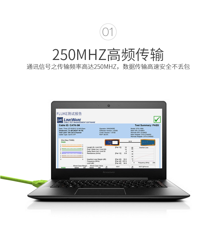 LC-6系列 六类网线 纯铜千兆8芯双绞网络跳线 高速成品网络连接线 千兆网线