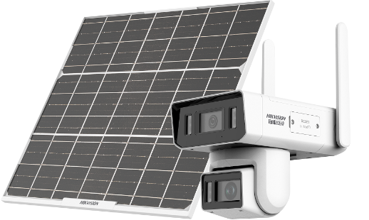 400万双摄白光全彩太阳能低温款4G终流枪球（-10度 通用款）