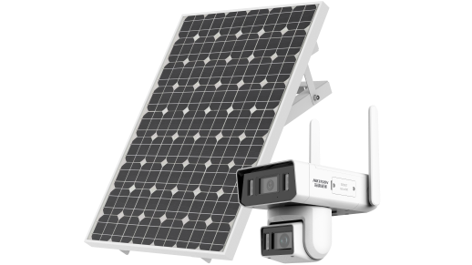 400万双摄白光全彩太阳能低温款4G终流枪球（-20度 通用款）